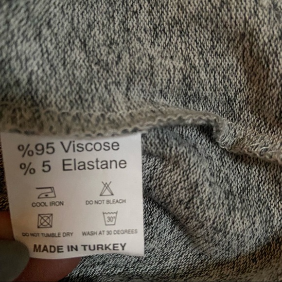 NWT Milan Kiss soft gray heather turtleneck mock neck sweater - Picture 9 of 11